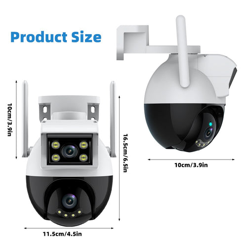 Hausen Binocular Wireless 360° Surveillance Camera