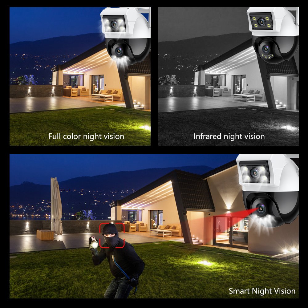 Hausen Binocular Wireless 360° Surveillance Camera