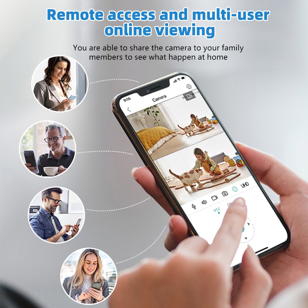 Hausen Binocular Wireless 360° Surveillance Camera