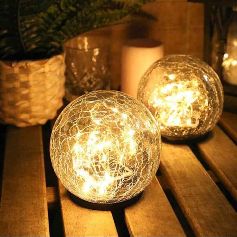 Hausen Solar-Powered Globe Lights