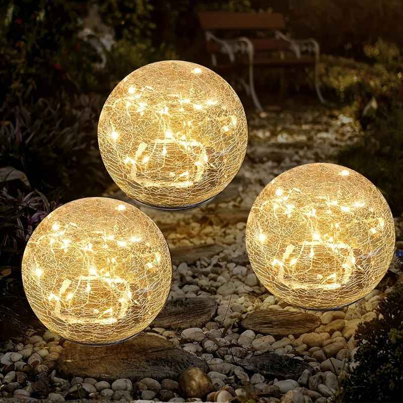 Hausen Solar-Powered Globe Lights