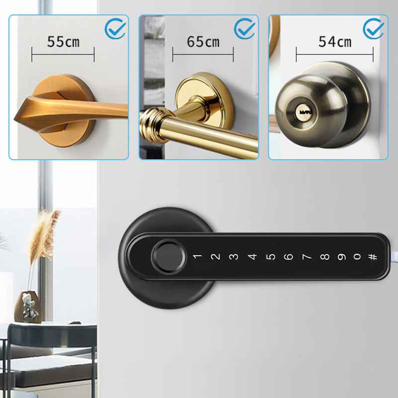 Hausen Bluetooth Fingerprint Smart Door Lock Handle with App Control