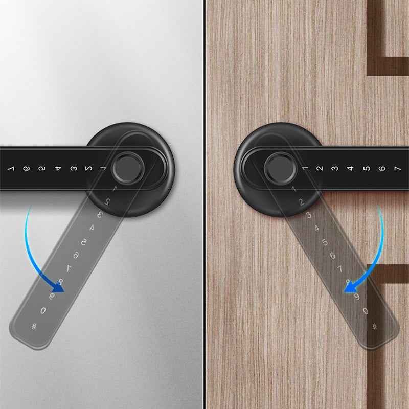 Hausen Bluetooth Fingerprint Smart Door Lock Handle with App Control