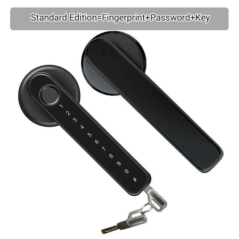 Hausen Bluetooth Fingerprint Smart Door Lock Handle with App Control