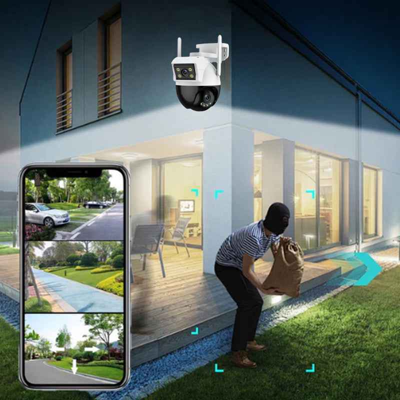 Hausen Binocular Wireless 360° Surveillance Camera