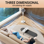 Hausen Silent Energy-Saving Floor Fan